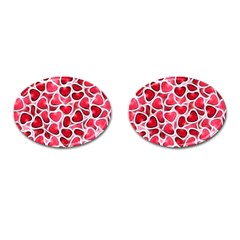 Candy Hearts Cufflinks (oval) by KirstenStar