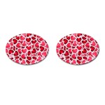 Candy Hearts Cufflinks (Oval) Front(Pair)