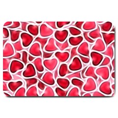 Candy Hearts Large Door Mat