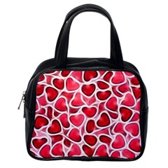 Candy Hearts Classic Handbag (one Side)