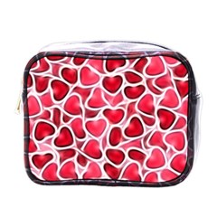 Candy Hearts Mini Travel Toiletry Bag (one Side) by KirstenStar