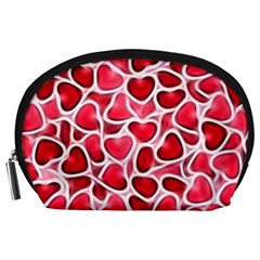 Candy Hearts Accessory Pouch (large)