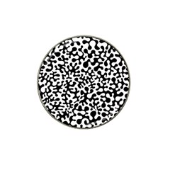 Black And White Blots Golf Ball Marker (for Hat Clip) by KirstenStar