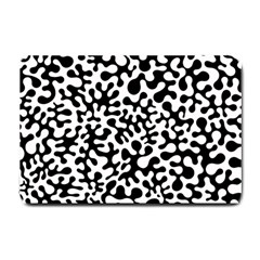 Black And White Blots Small Door Mat