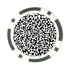 Black And White Blots Poker Chip (10 Pack) by KirstenStar