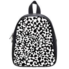 Black And White Blots School Bag (small) by KirstenStar