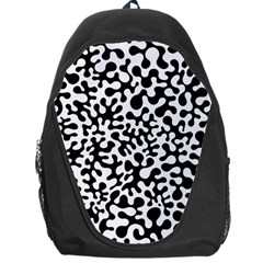 Black And White Blots Backpack Bag by KirstenStar