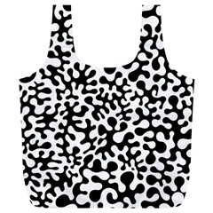 Black And White Blots Reusable Bag (xl) by KirstenStar