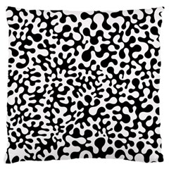 Black And White Blots Standard Flano Cushion Case (one Side) by KirstenStar