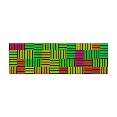 Colorful Stripes And Squares Sticker Bumper (10 Pack) by LalyLauraFLM