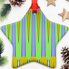 Spikes Star Ornament (Two Sides)