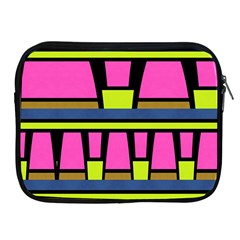 Trapeze And Stripes Apple Ipad 2/3/4 Zipper Case by LalyLauraFLM