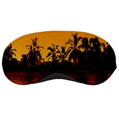 Tropical Sunset Paradise Sleeping Mask by dflcprints