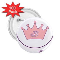 Princess Brenna2 Fw 2 25  Button (100 Pack) by brennastore