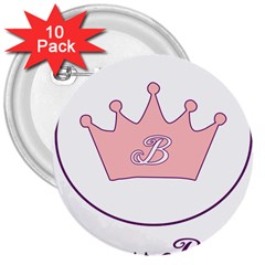 Princess Brenna2 Fw 3  Button (10 Pack) by brennastore