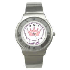 Princess Brenna2 Fw Stainless Steel Watch (slim)