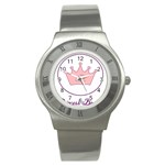 Princess Brenna2 Fw Stainless Steel Watch (Slim) Front