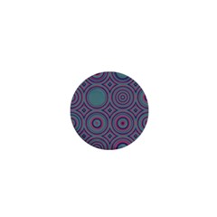 Concentric Circles Pattern 1  Mini Magnet by LalyLauraFLM