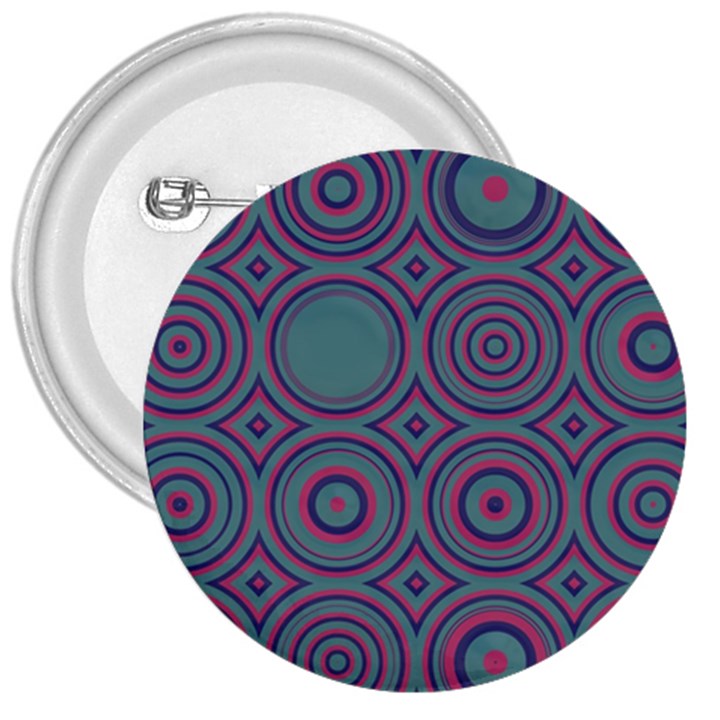 Concentric circles pattern 3  Button