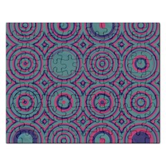 Concentric circles pattern Jigsaw Puzzle (Rectangular)