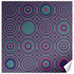 Concentric circles pattern Canvas 20  x 20  19 x19.27  Canvas - 1