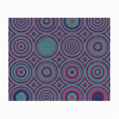 Concentric circles pattern Small Glasses Cloth (2 Sides)