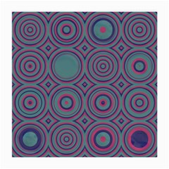 Concentric Circles Pattern Medium Glasses Cloth by LalyLauraFLM