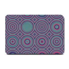 Concentric Circles Pattern Small Doormat by LalyLauraFLM