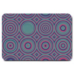 Concentric circles pattern Large Doormat