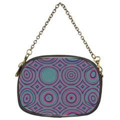 Concentric circles pattern Chain Purse (Two Sides)