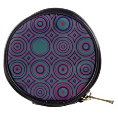 Concentric circles pattern Mini Makeup Bag