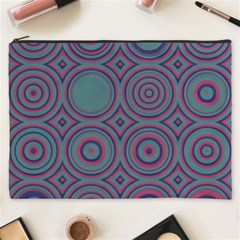 Shapes in retro colors Cosmetic Bag (XXXL)