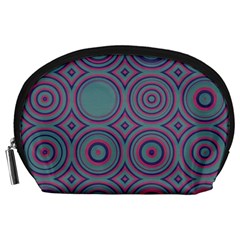 Concentric circles pattern Accessory Pouch