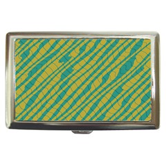 Blue Yellow Waves Cigarette Money Case