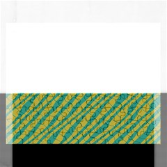 Blue Yellow Waves Jigsaw Puzzle (rectangular) by LalyLauraFLM