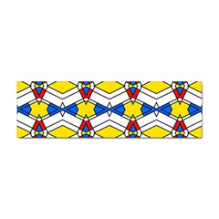 Colorful rhombus chains Sticker (Bumper)