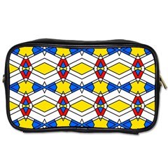 Colorful rhombus chains Toiletries Bag (Two Sides)