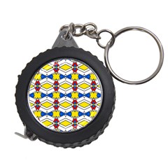 Colorful rhombus chains Measuring Tape