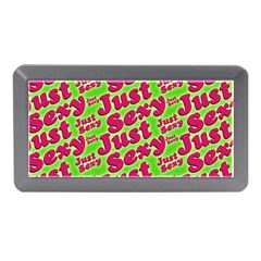 Just Sexy Quote Typographic Pattern Memory Card Reader (mini) by dflcprints