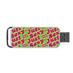 Just Sexy Quote Typographic Pattern Portable USB Flash (Two Sides) Front