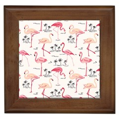 Flamingo Pattern Framed Tiles by Contest580383