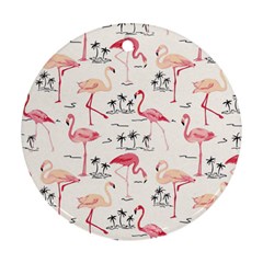 Flamingo Pattern Ornament (round) 