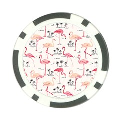 Flamingo Pattern Poker Chip Card Guards by Contest580383