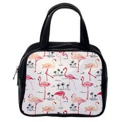 Flamingo Pattern Classic Handbags (one Side) by Contest580383