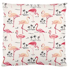 Flamingo Pattern Large Flano Cushion Cases (two Sides)  by Contest580383