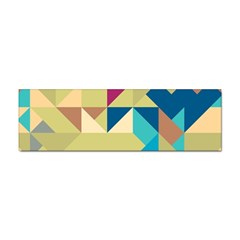 Scattered Pieces In Retro Colors Sticker (bumper) by LalyLauraFLM