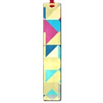 Scattered pieces in retro colors Large Book Mark Front