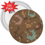 Paint strokes in retro colors 3  Button (100 pack) Front