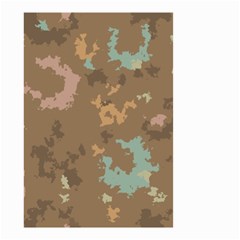 Paint Strokes In Retro Colors Small Garden Flag by LalyLauraFLM