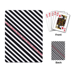 Selina Zebra Playing Card